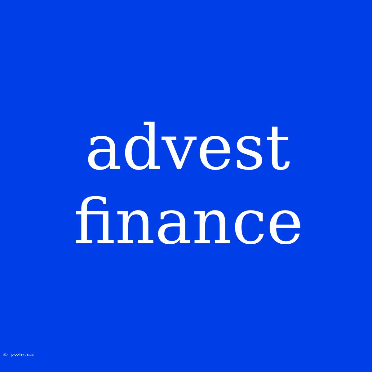 Advest Finance