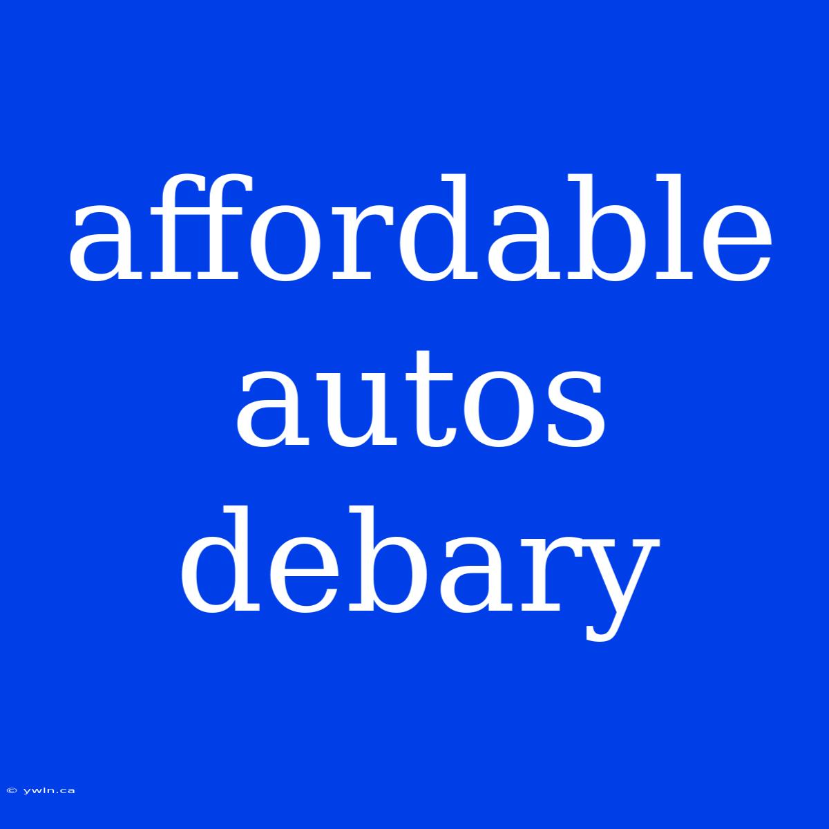 Affordable Autos Debary