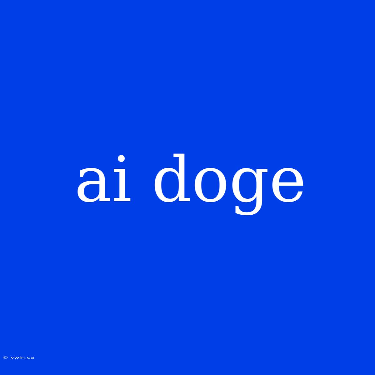 Ai Doge