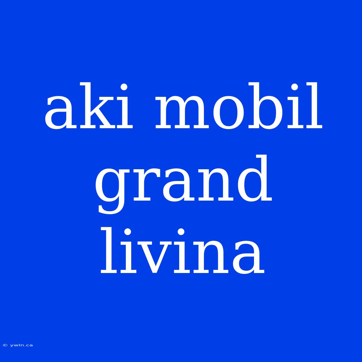 Aki Mobil Grand Livina