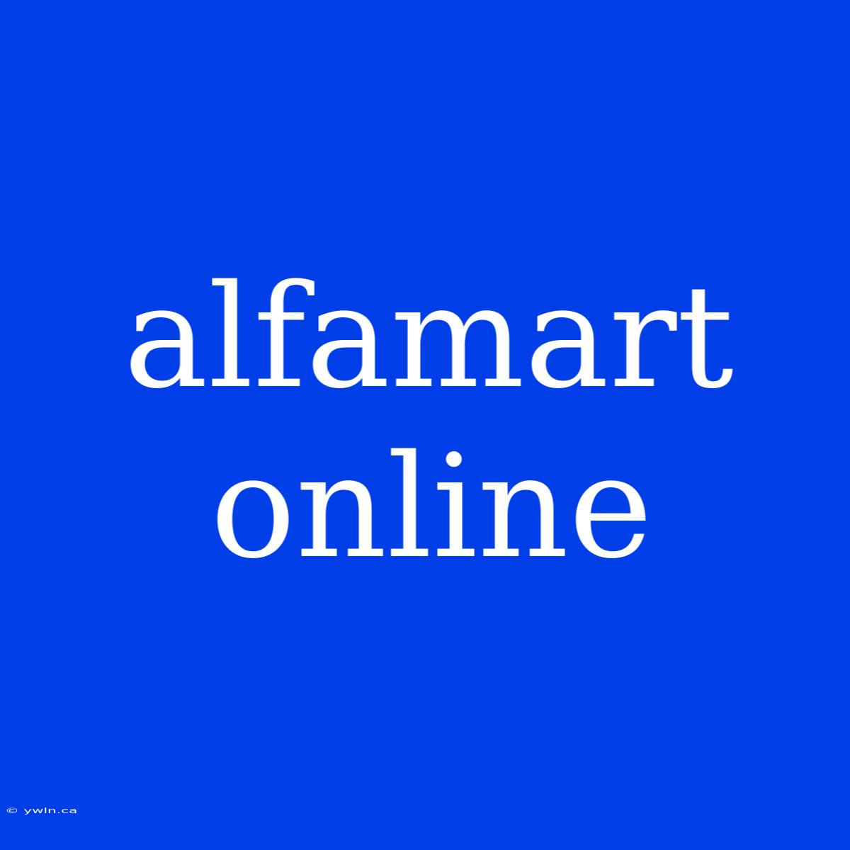 Alfamart Online