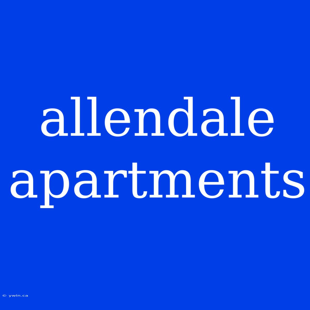 Allendale Apartments