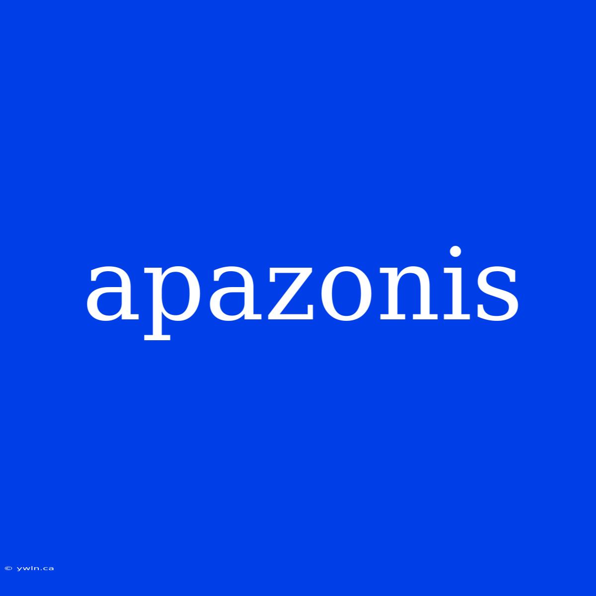 Apazonis