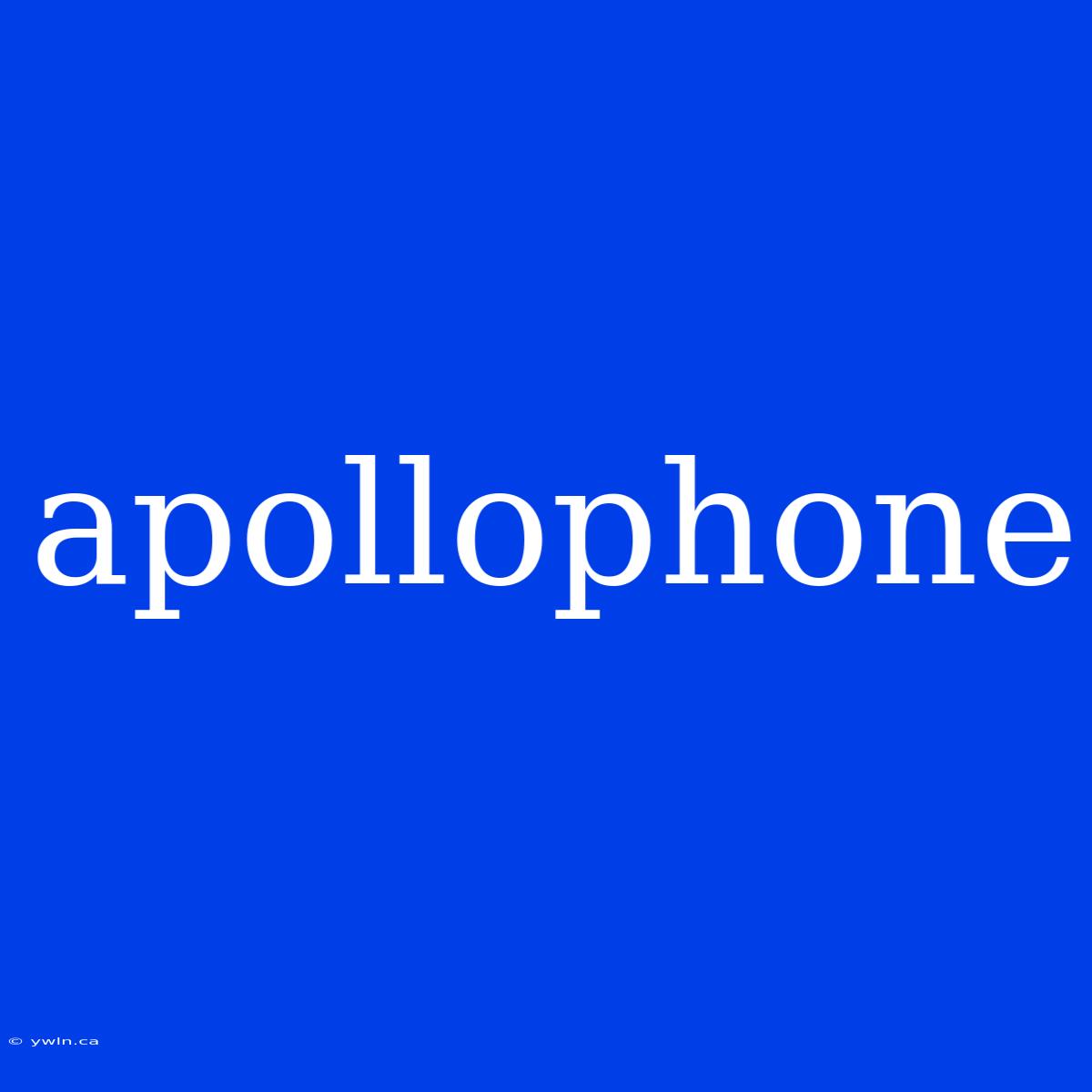 Apollophone