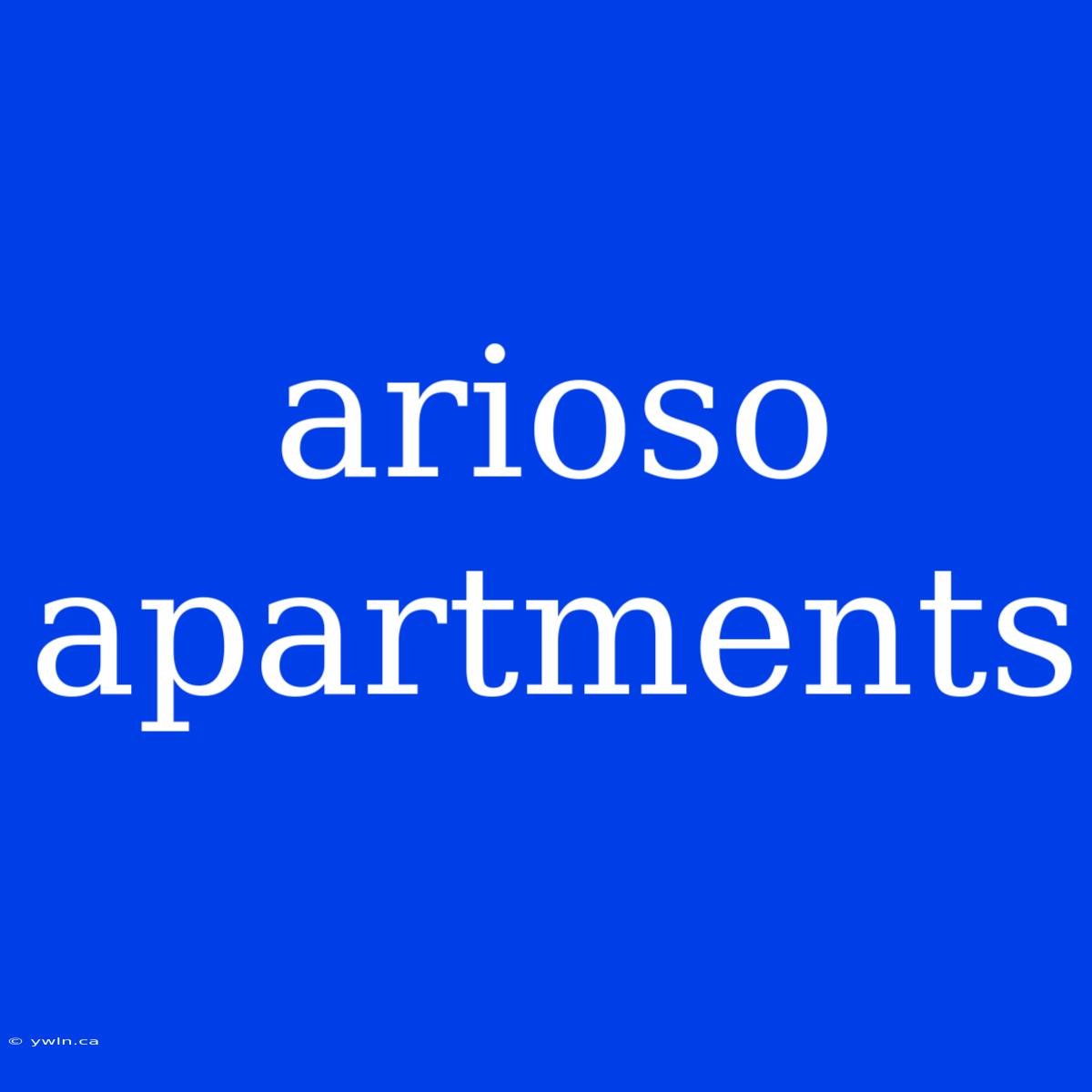 Arioso Apartments