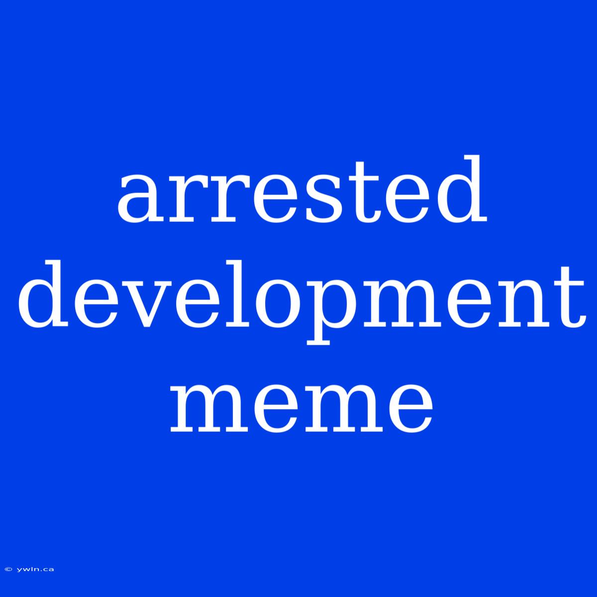 Arrested Development Meme