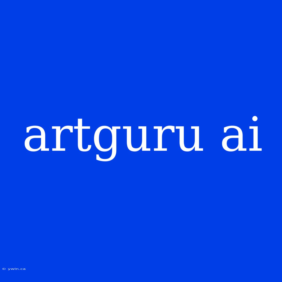 Artguru Ai