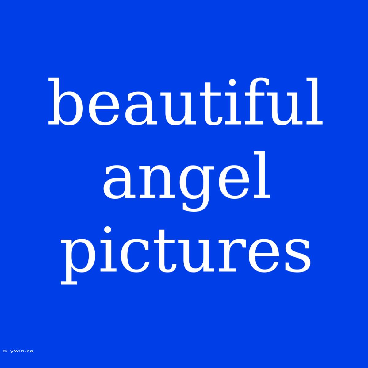 Beautiful Angel Pictures