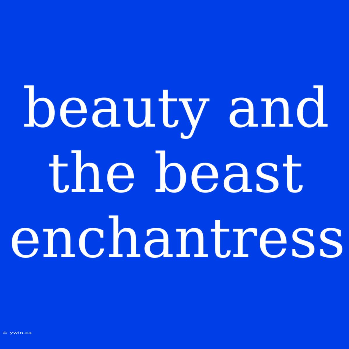 Beauty And The Beast Enchantress