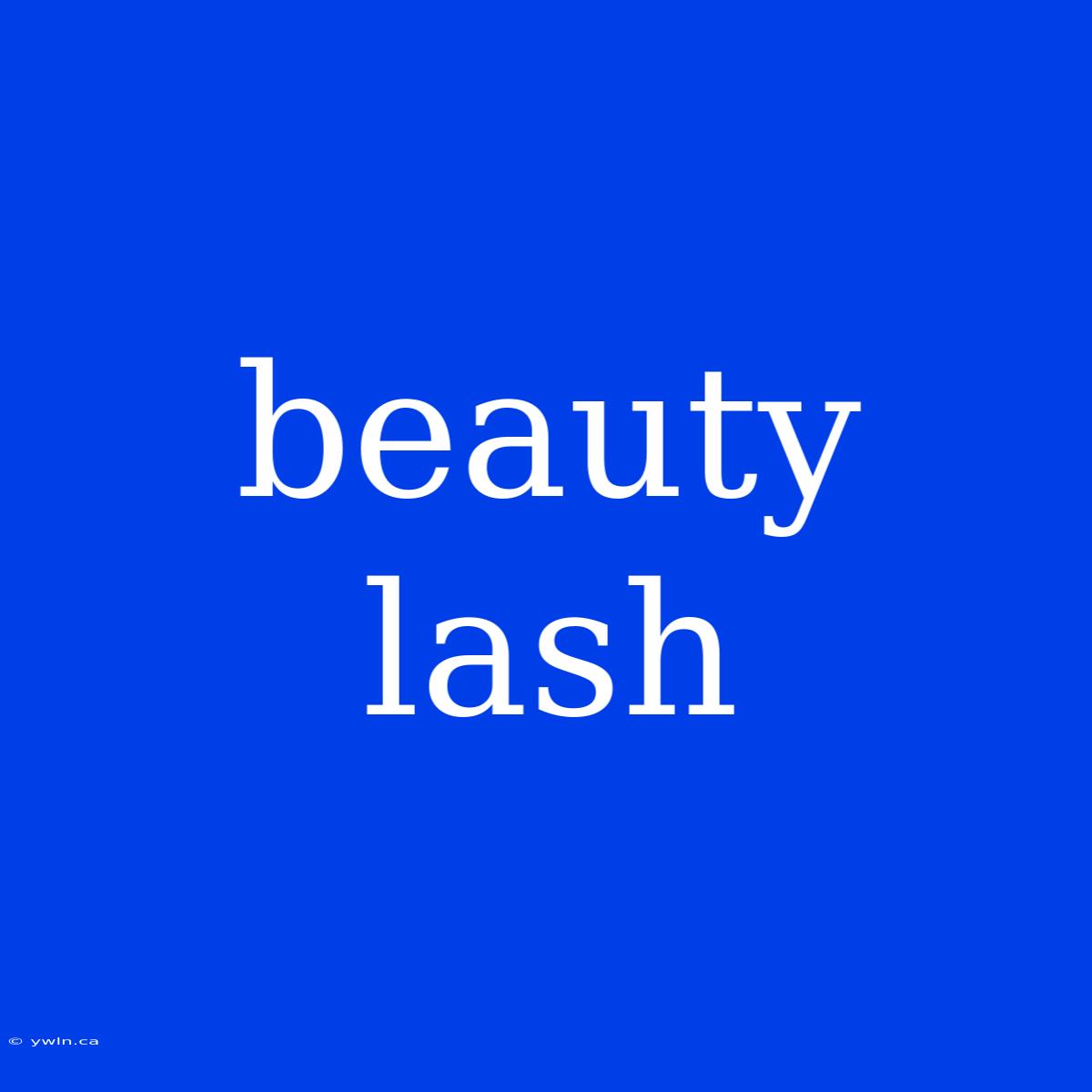 Beauty Lash