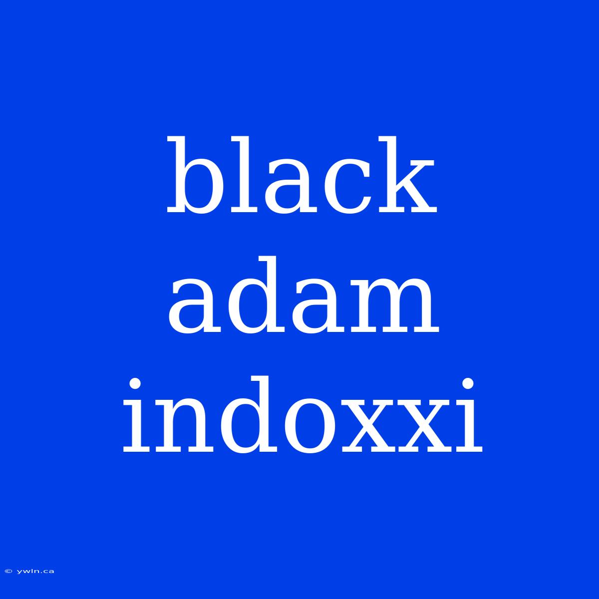 Black Adam Indoxxi