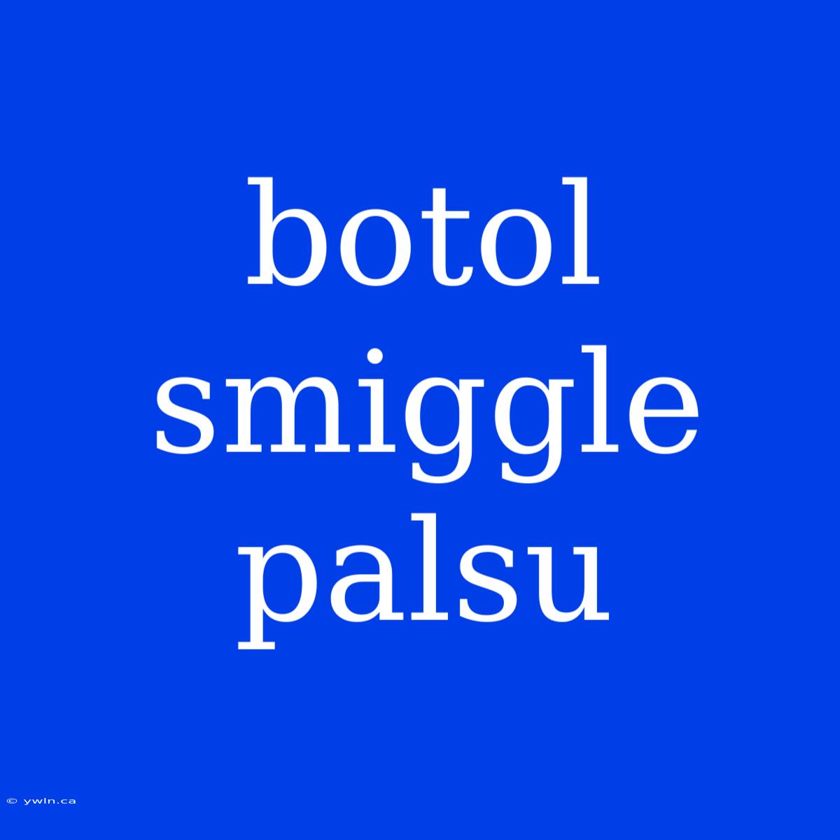 Botol Smiggle Palsu