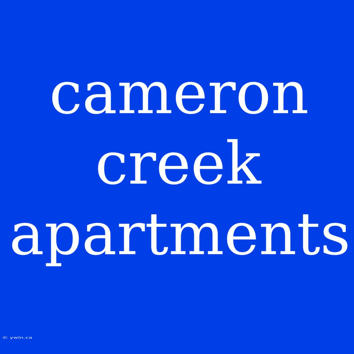 Cameron Creek Apartments