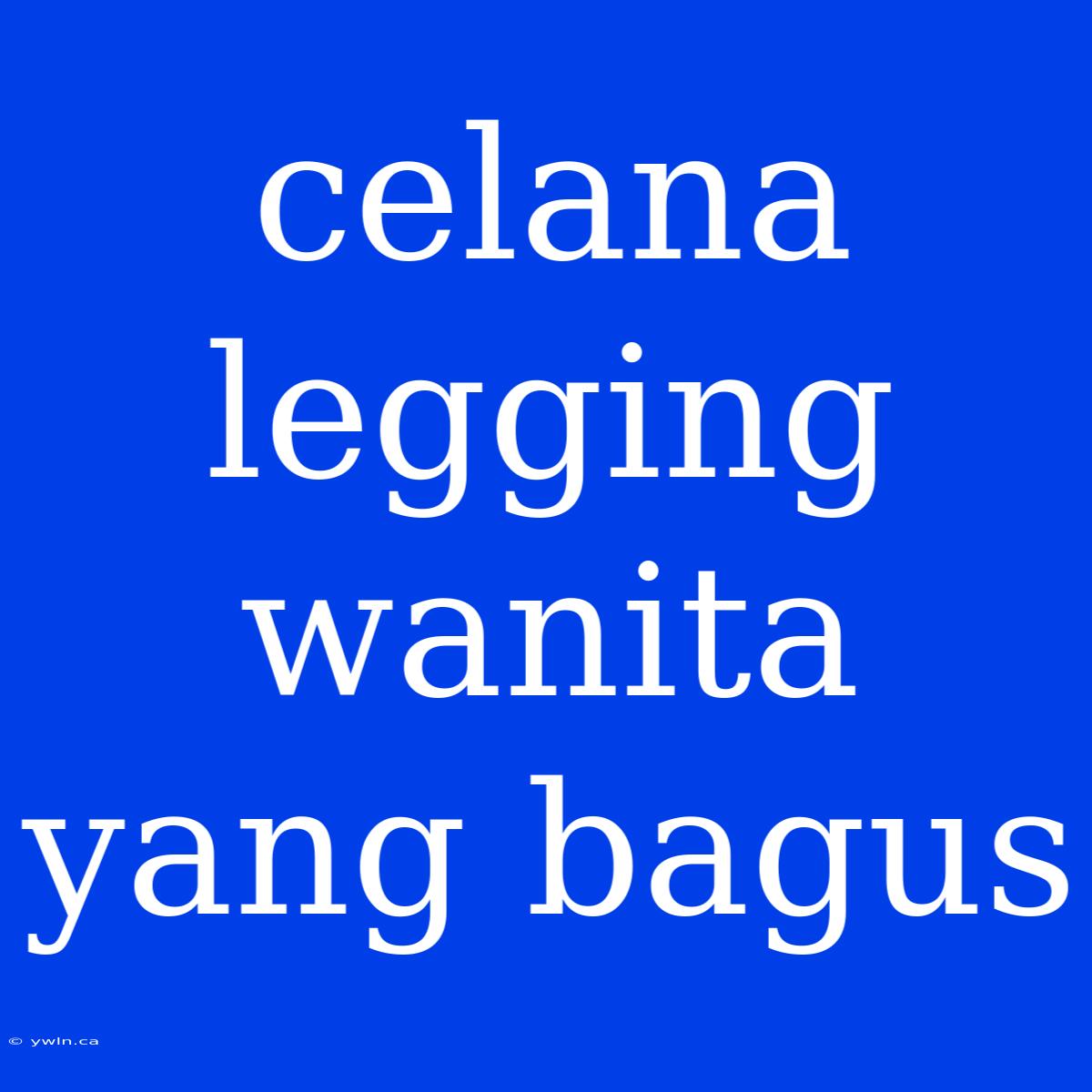 Celana Legging Wanita Yang Bagus