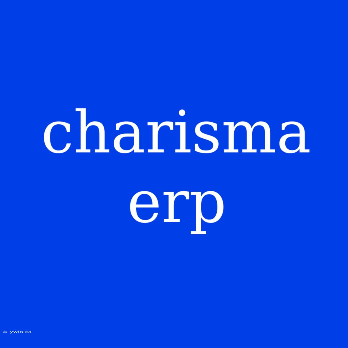 Charisma Erp