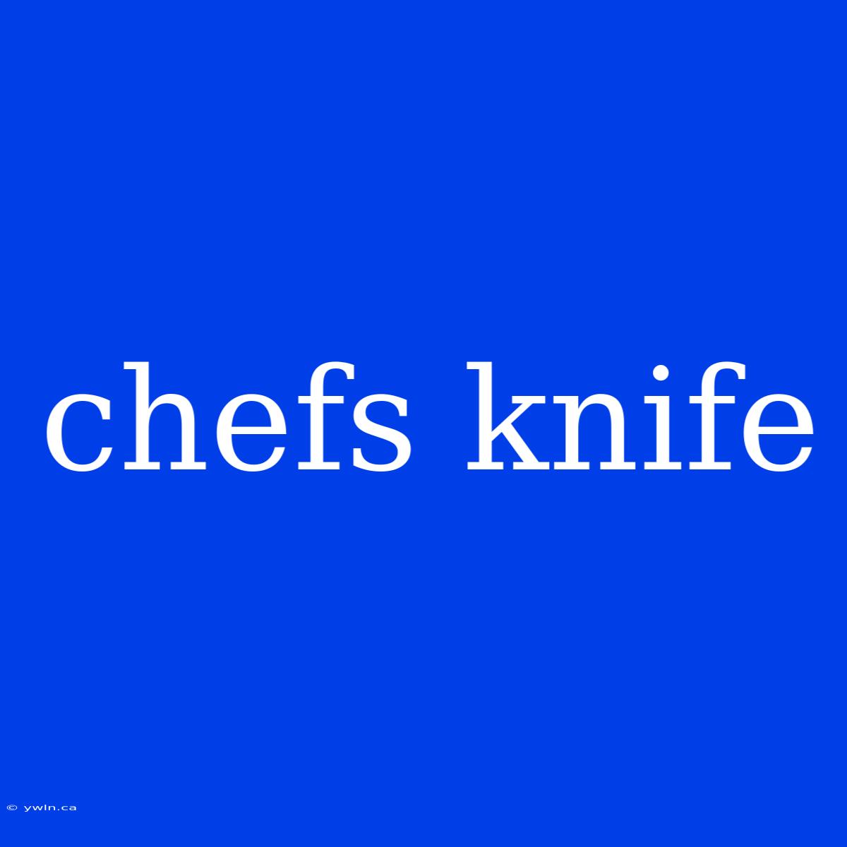 Chefs Knife