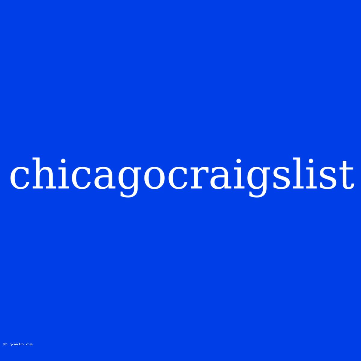 Chicagocraigslist