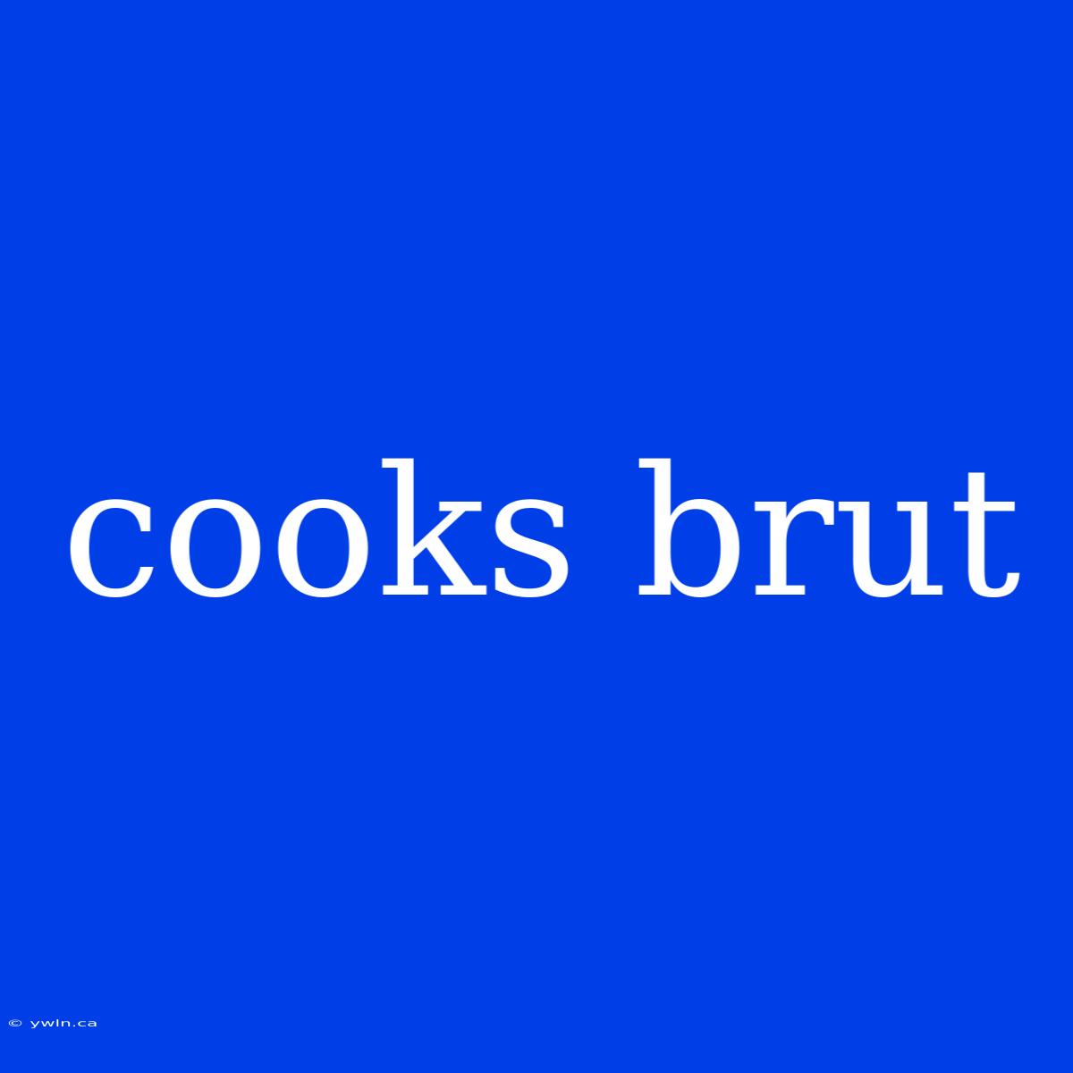 Cooks Brut