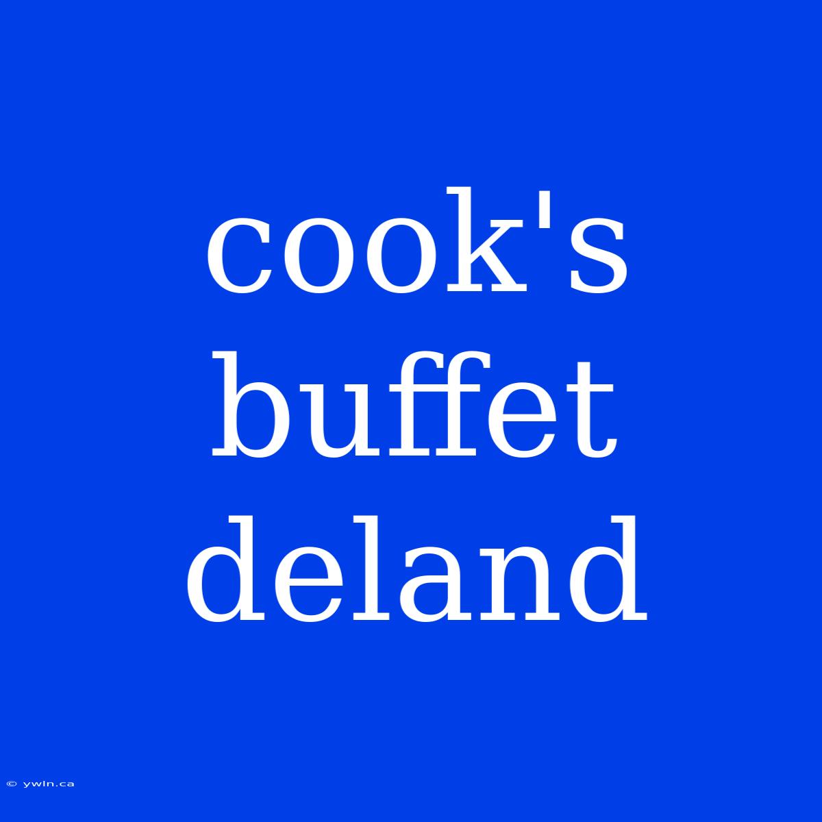 Cook's Buffet Deland