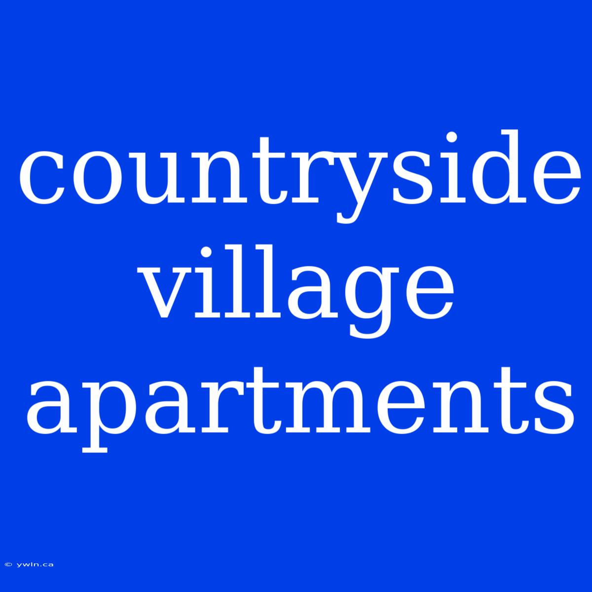 Countryside Village Apartments