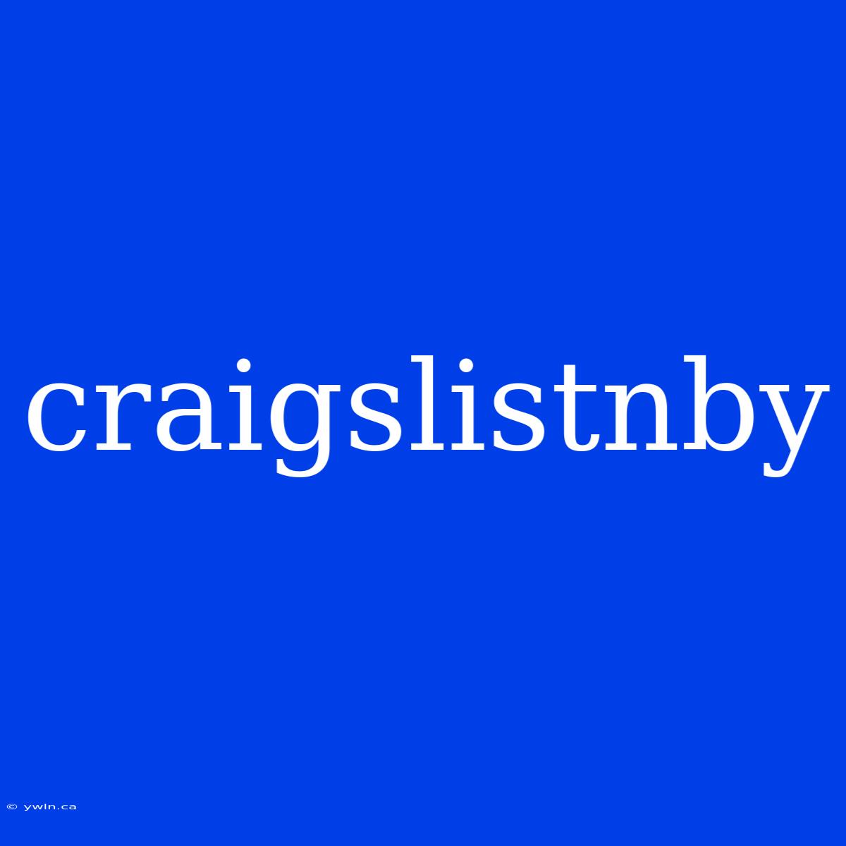 Craigslistnby