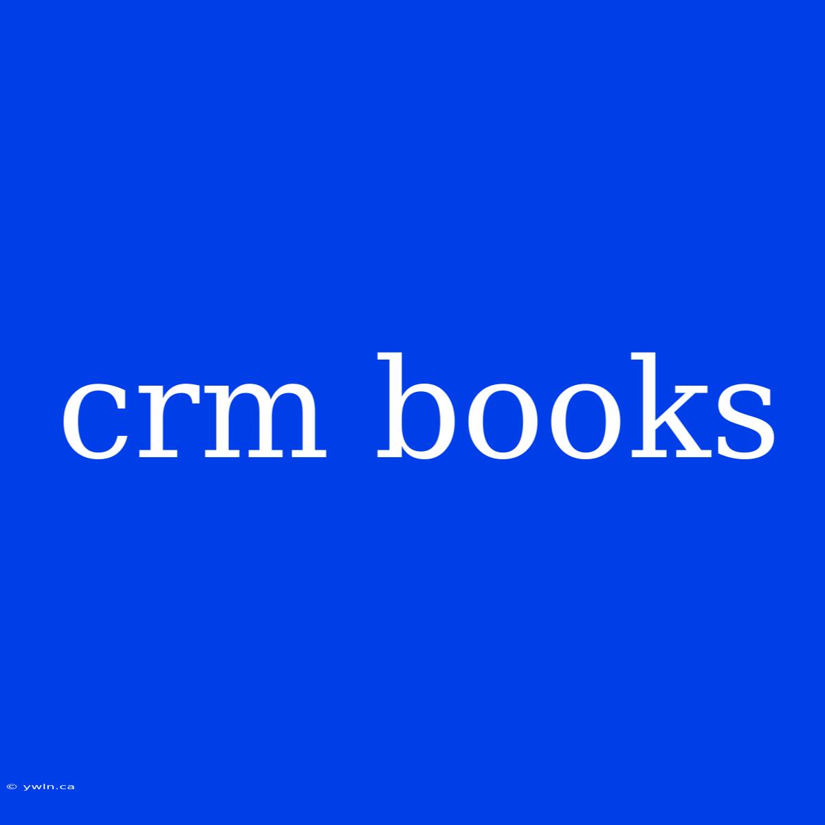 Crm Books