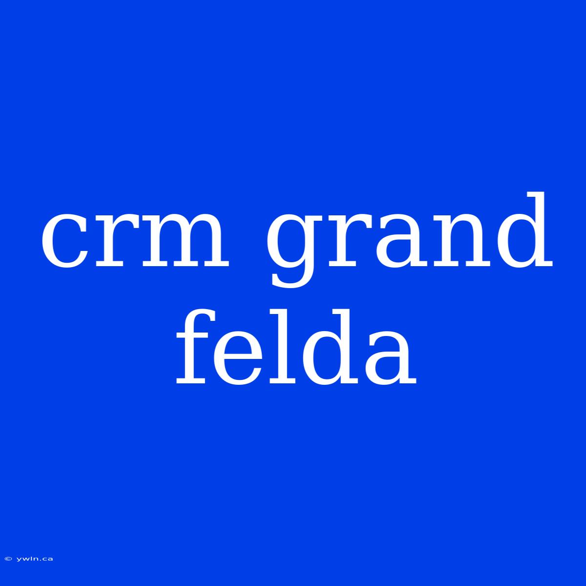 Crm Grand Felda