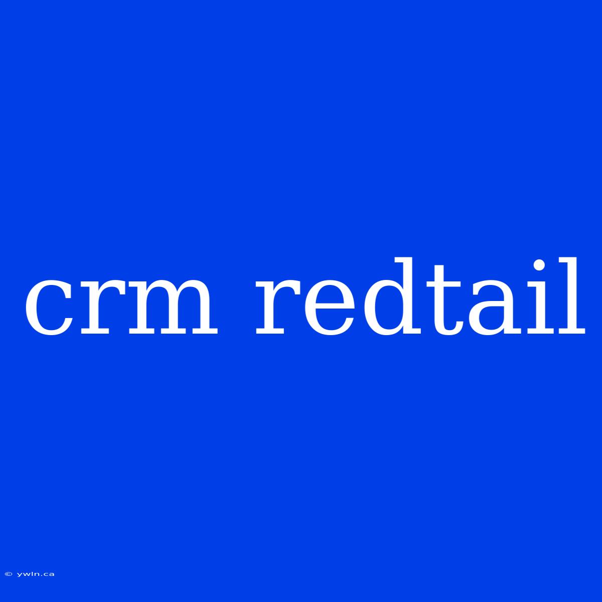 Crm Redtail