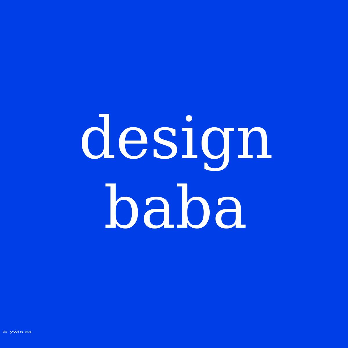 Design Baba