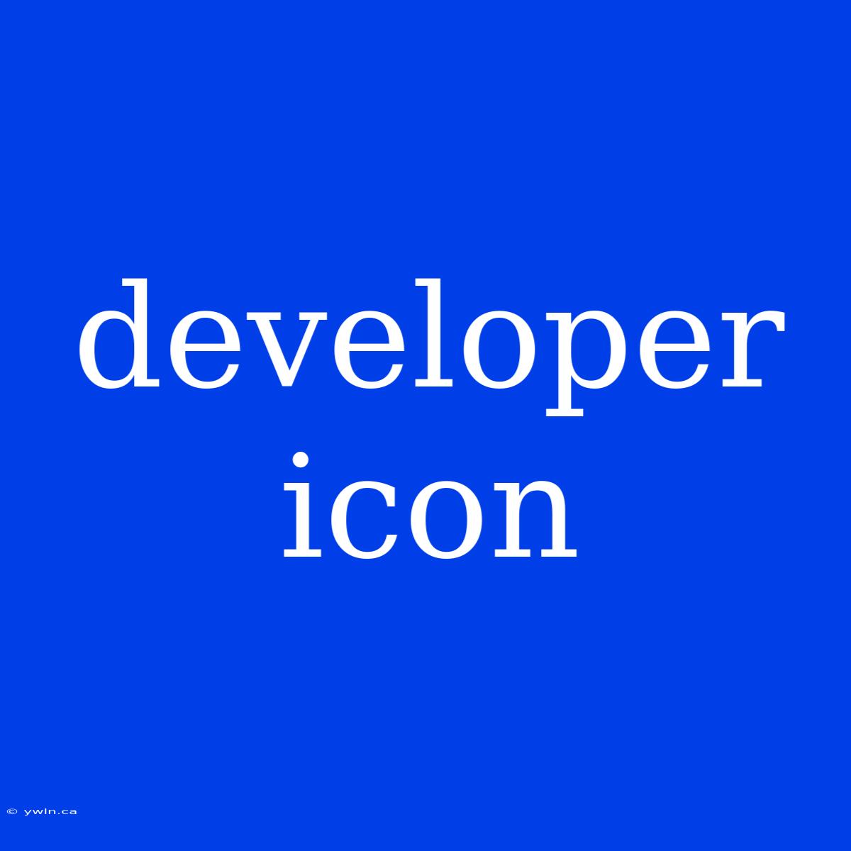 Developer Icon