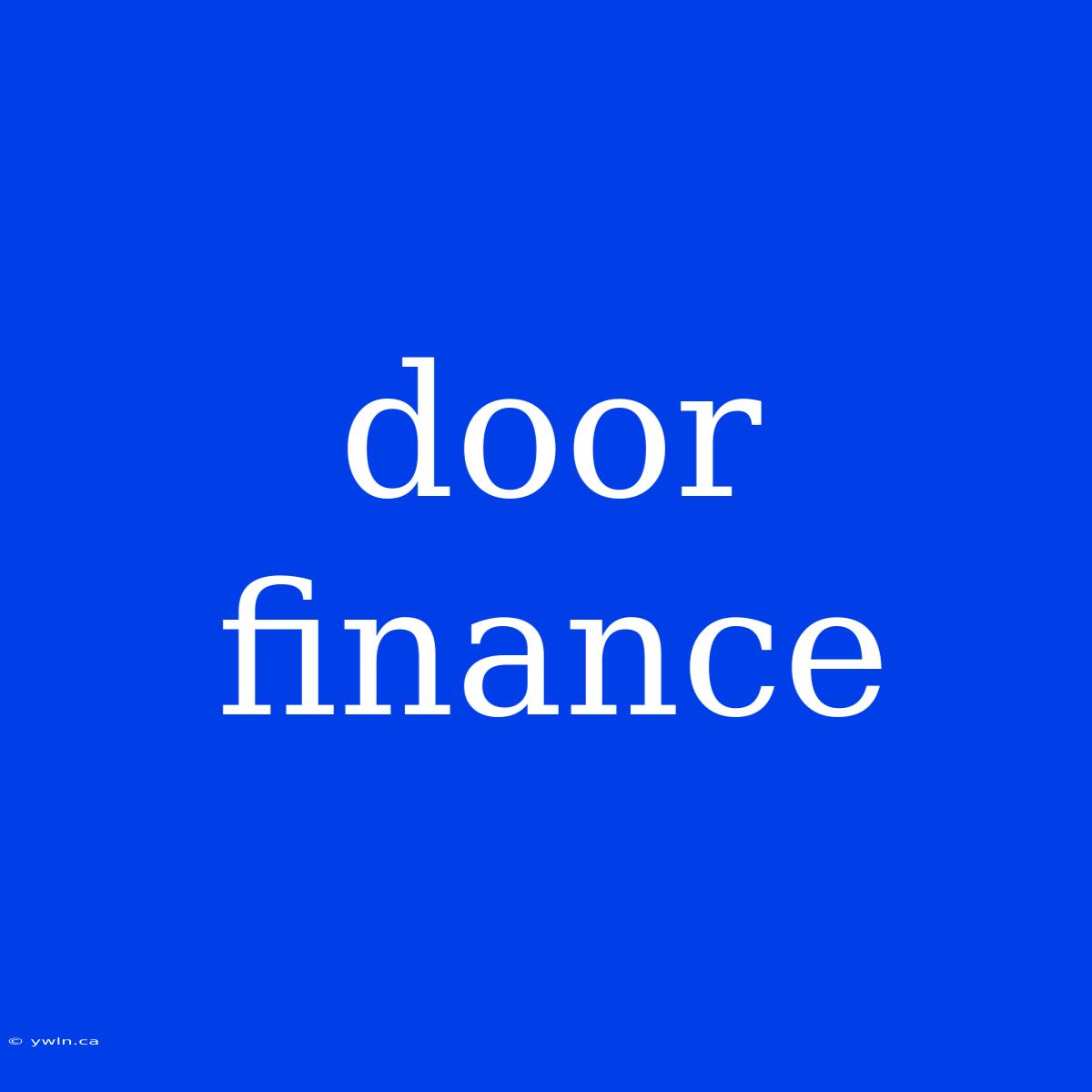 Door Finance