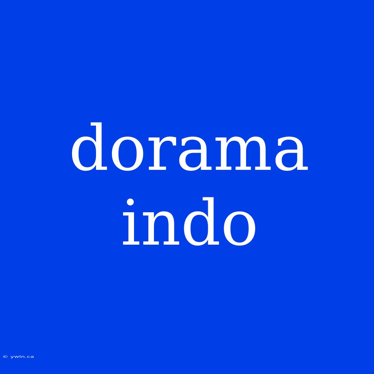 Dorama Indo