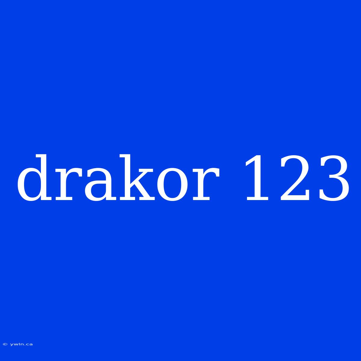 Drakor 123