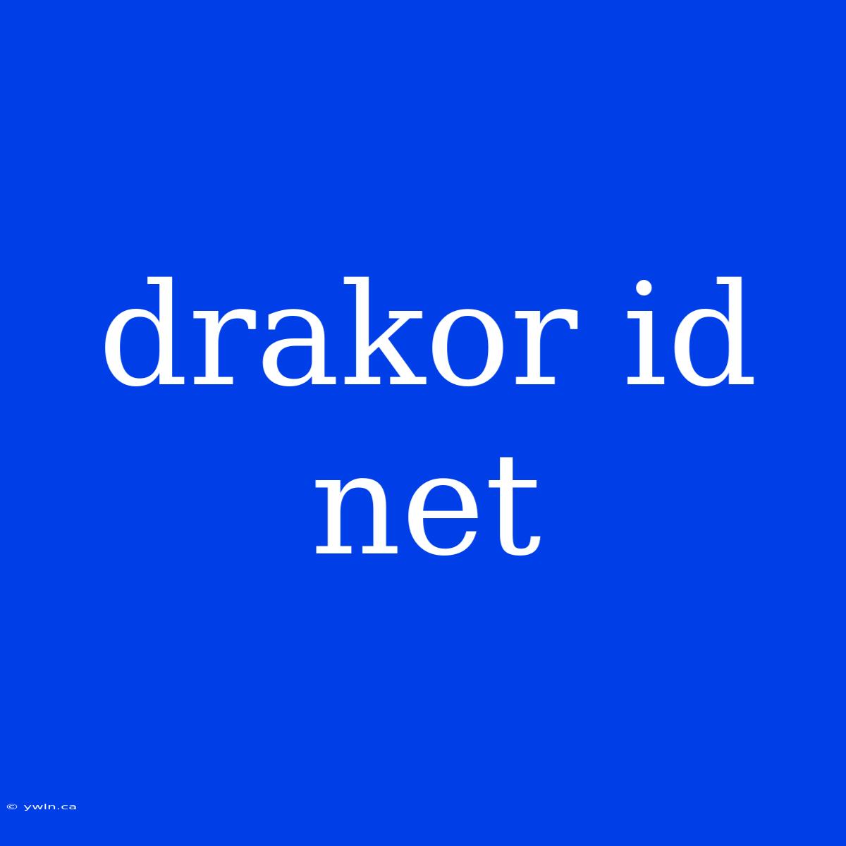 Drakor Id Net