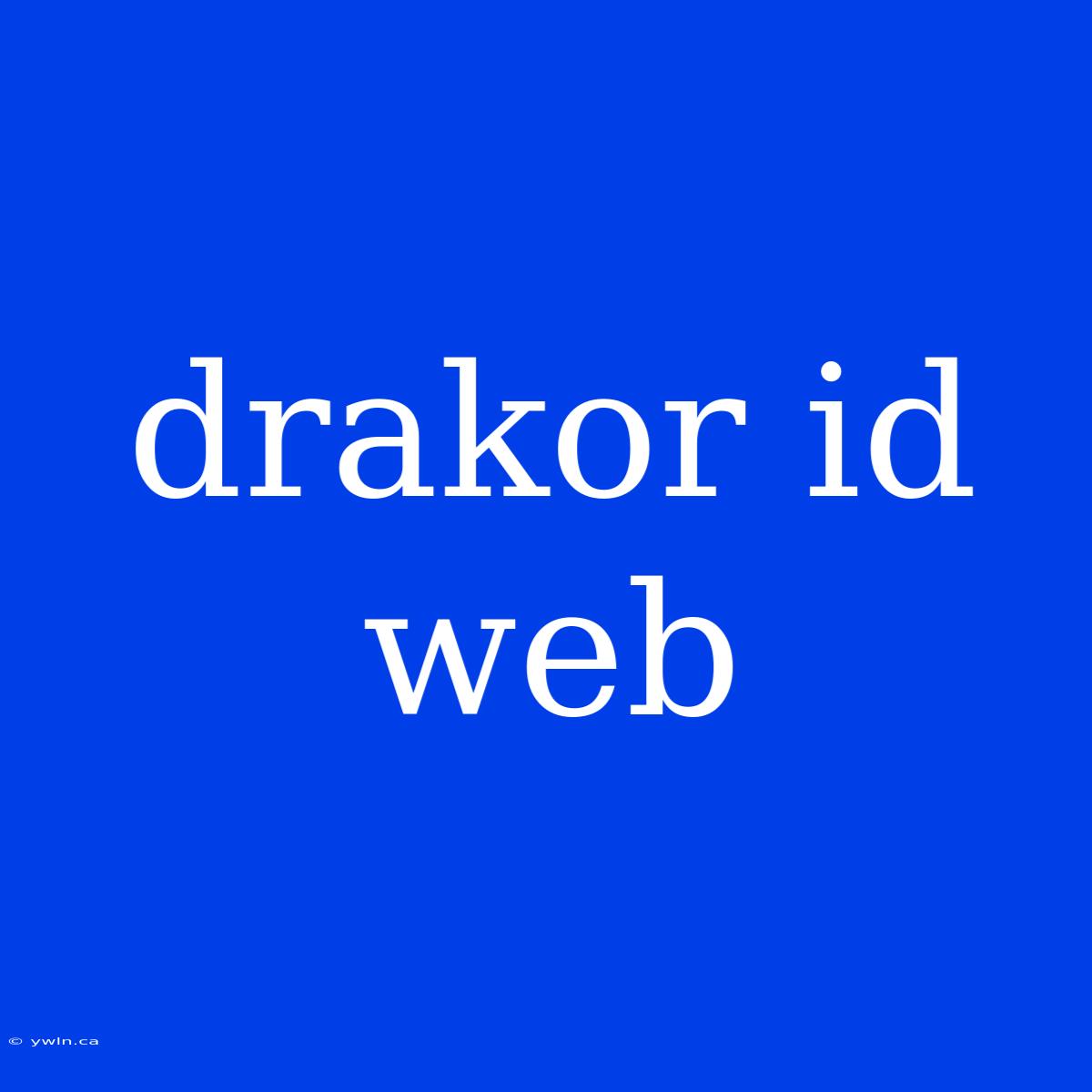 Drakor Id Web