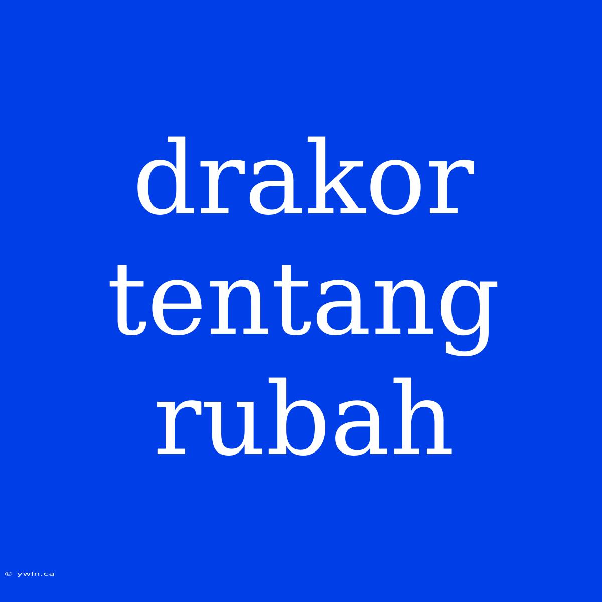 Drakor Tentang Rubah