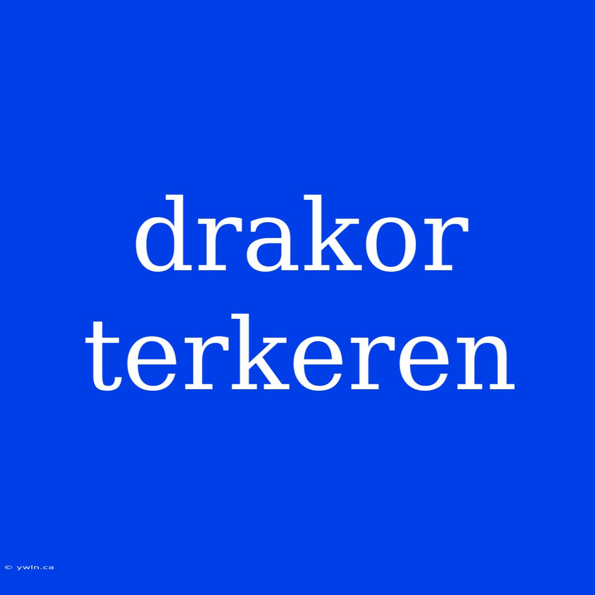 Drakor Terkeren