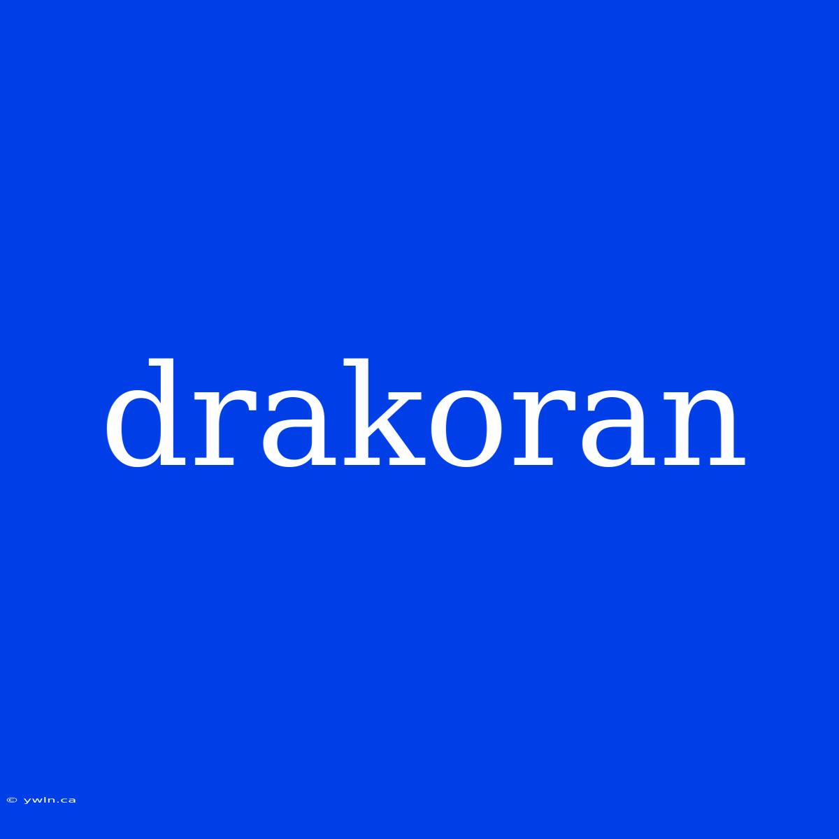 Drakoran