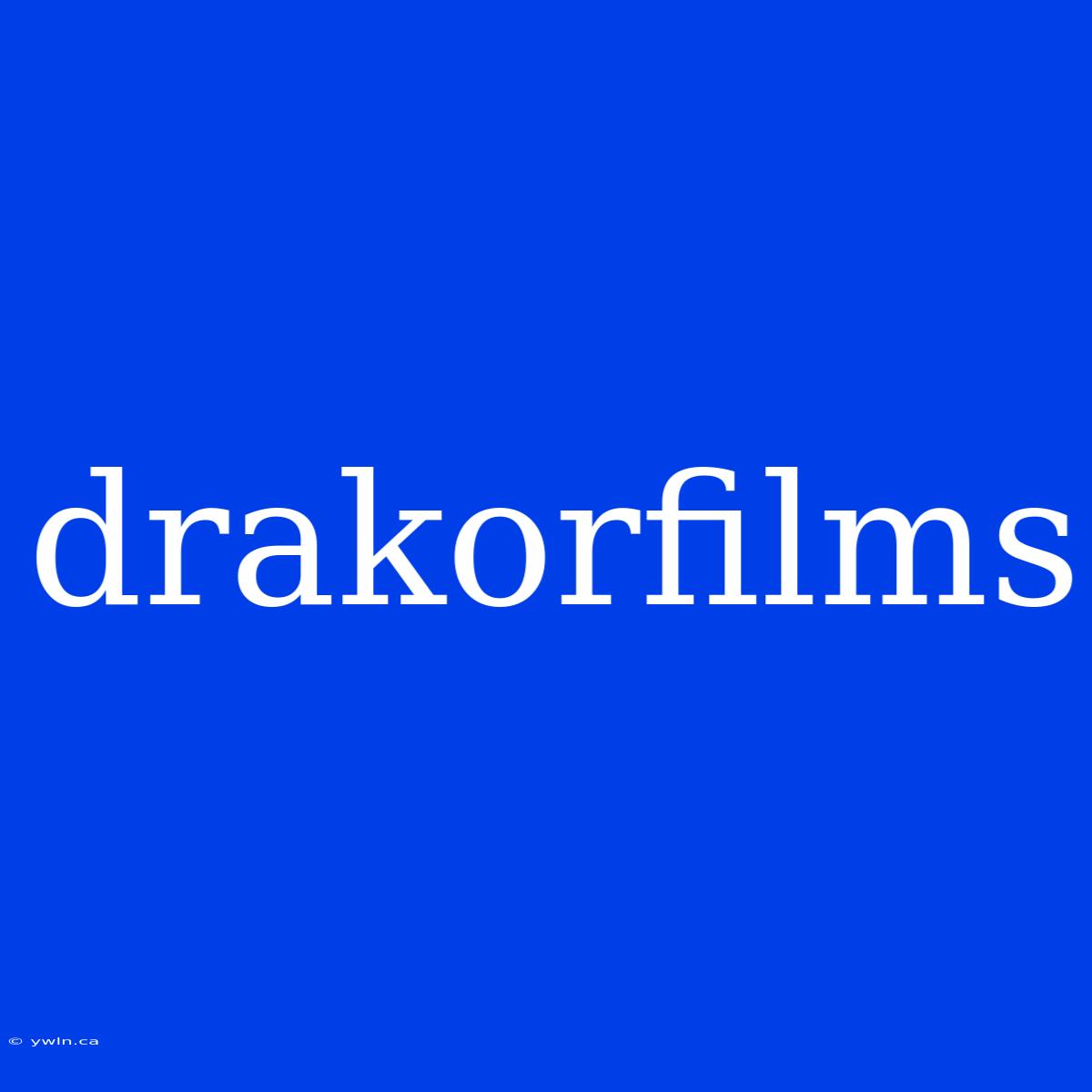 Drakorfilms