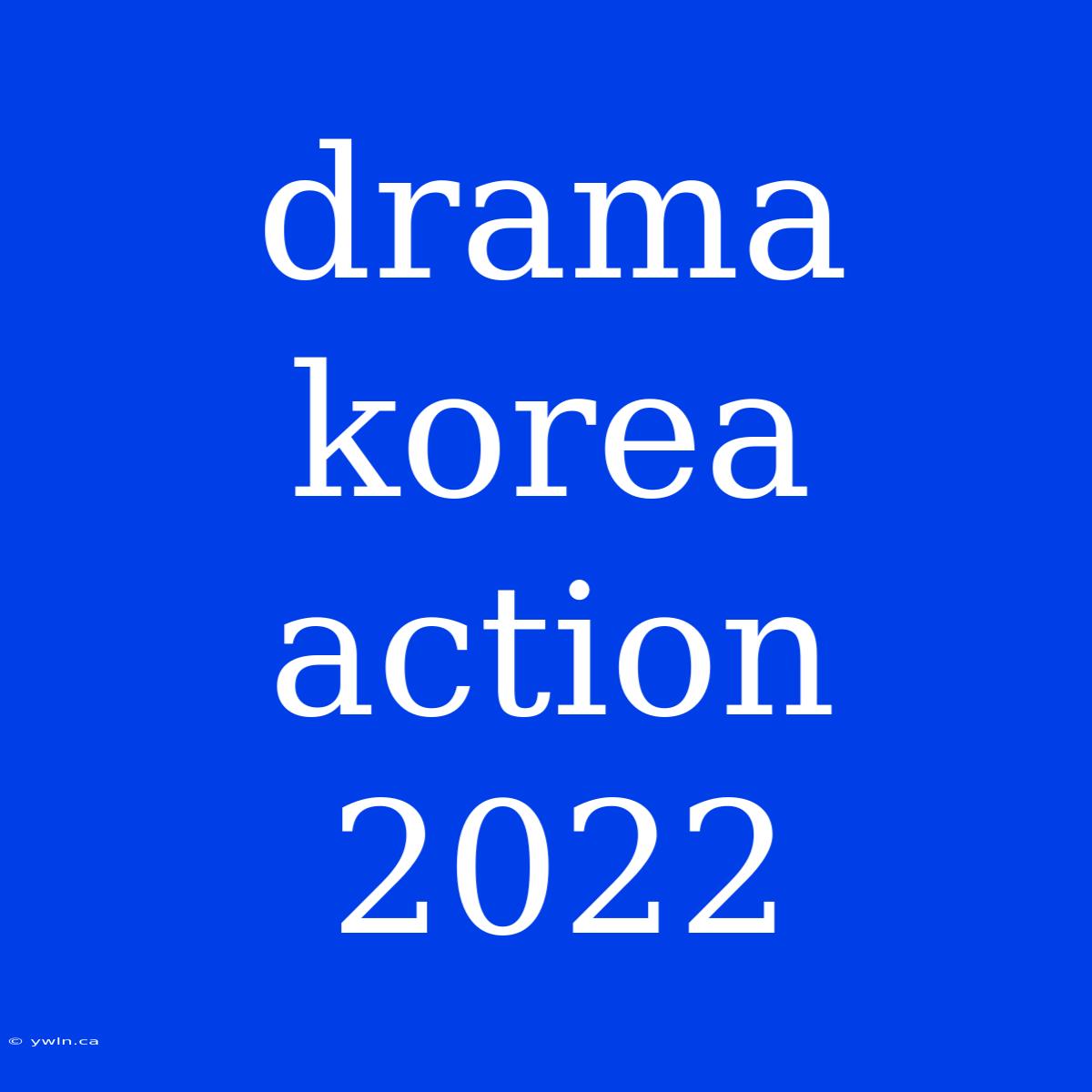 Drama Korea Action 2022