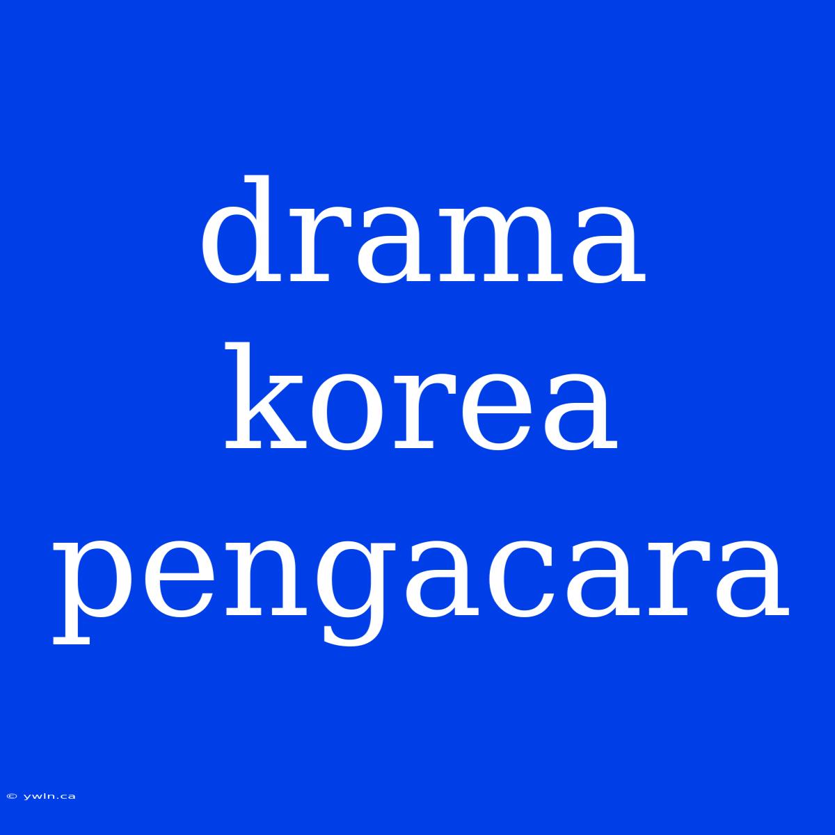 Drama Korea Pengacara