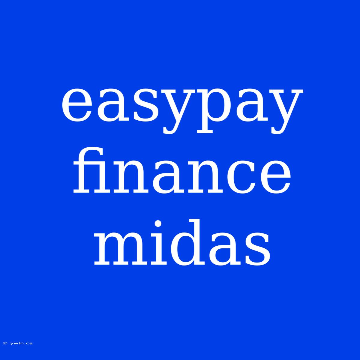 Easypay Finance Midas