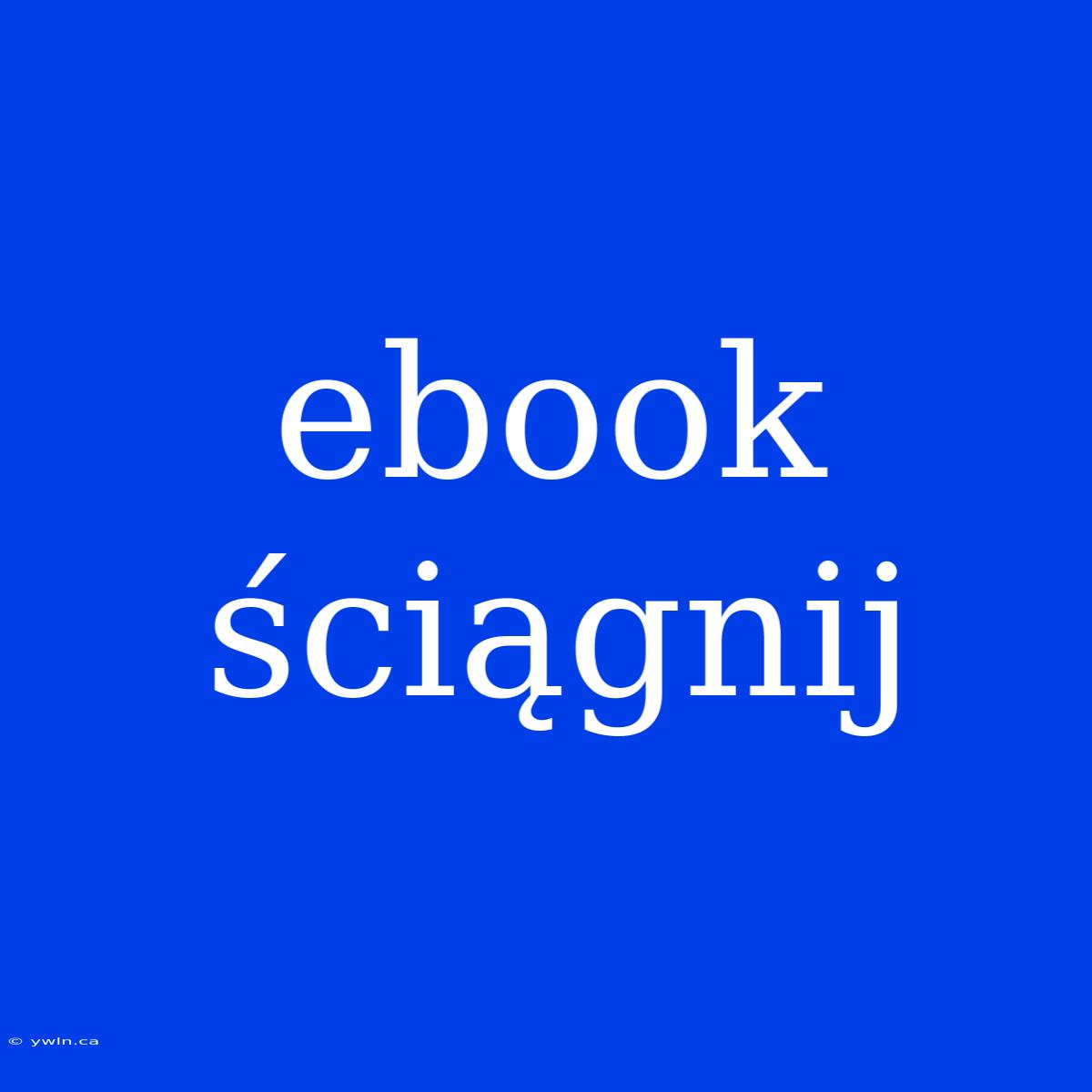 Ebook Ściągnij