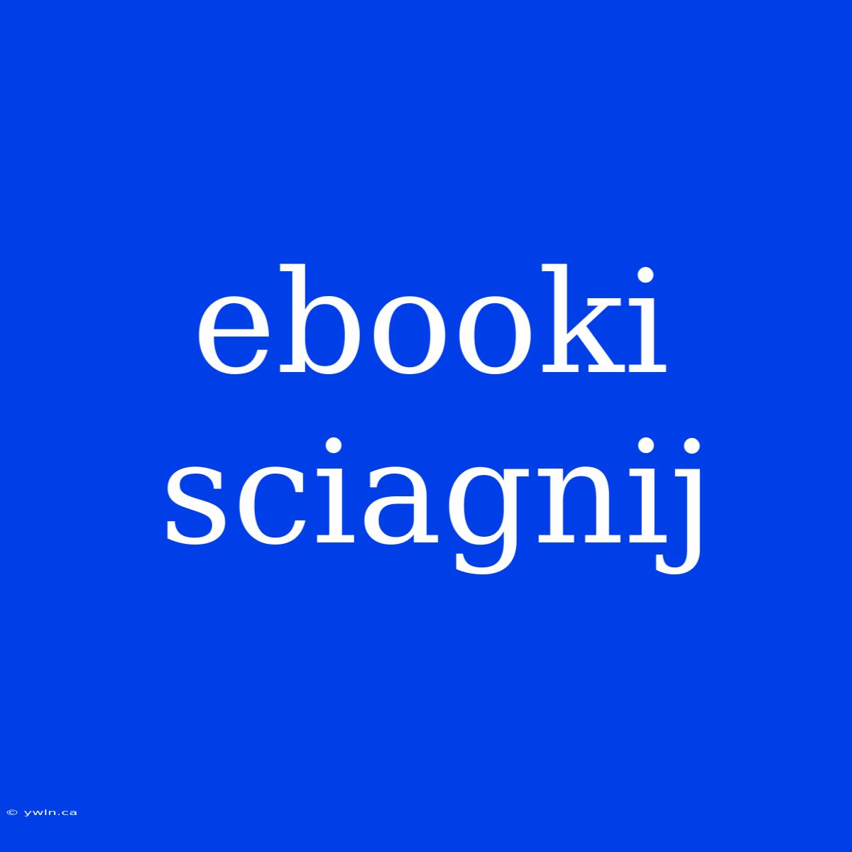 Ebooki Sciagnij