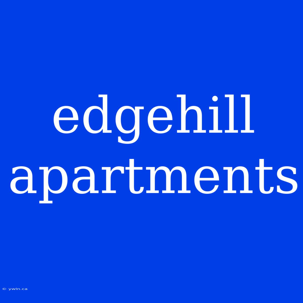 Edgehill Apartments