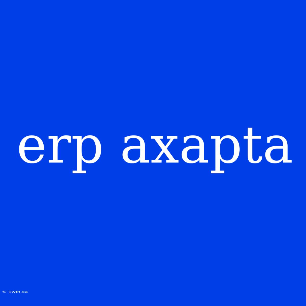 Erp Axapta