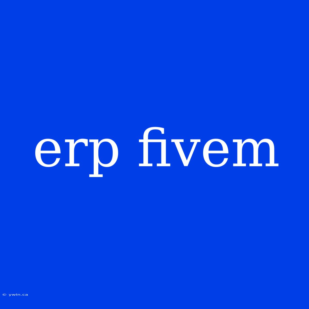 Erp Fivem