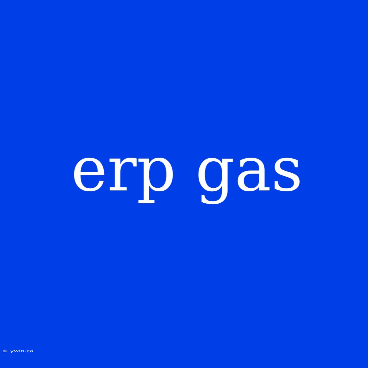 Erp Gas