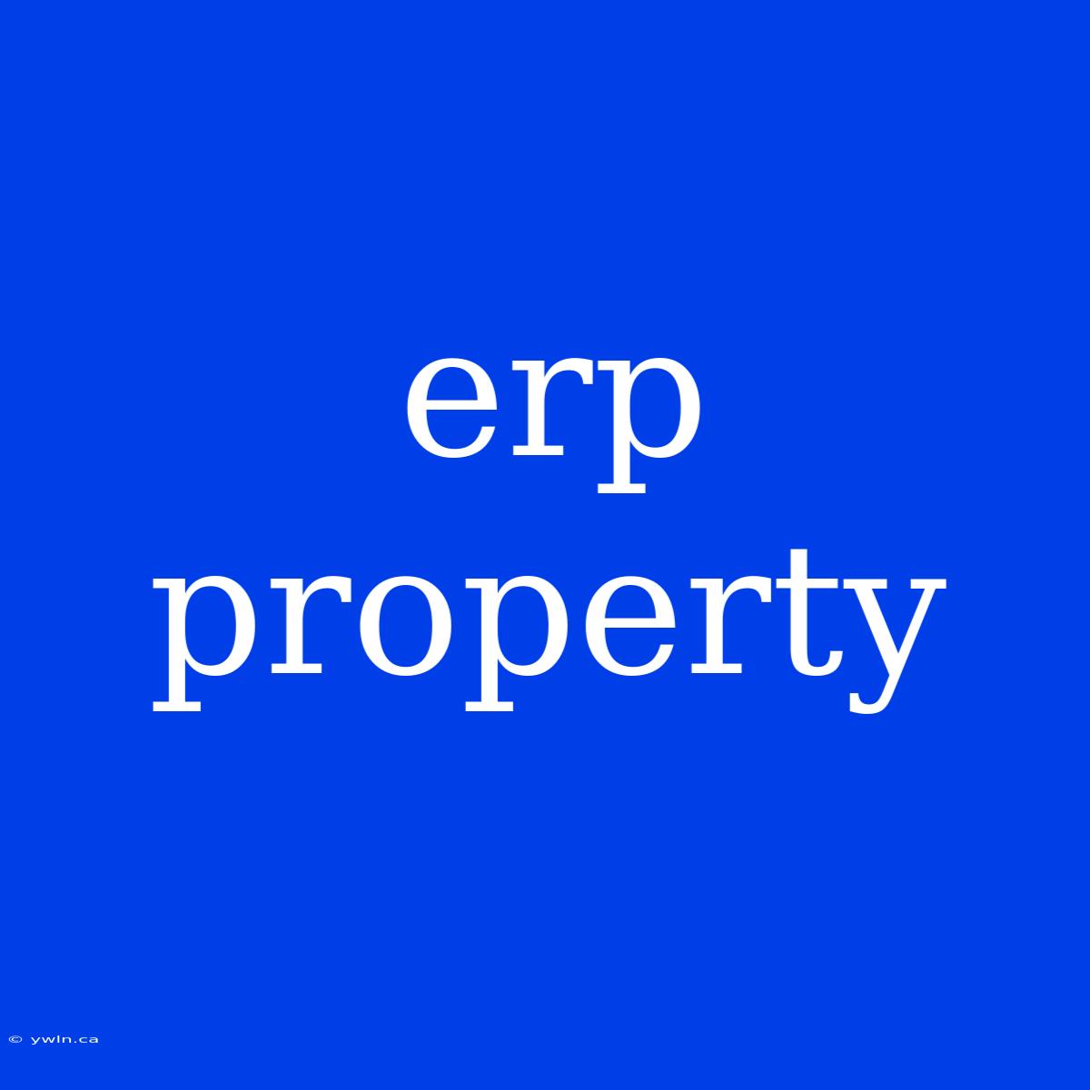 Erp Property