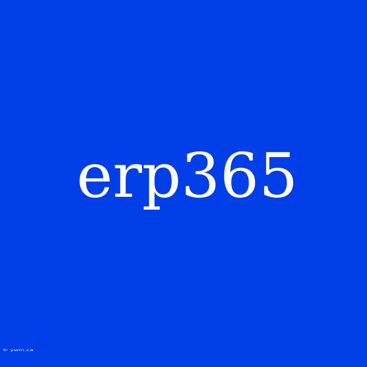 Erp365